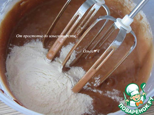 Шоколадное печенье с кокосовой стружкой Шоколадное печенье с кокосовой стружкой