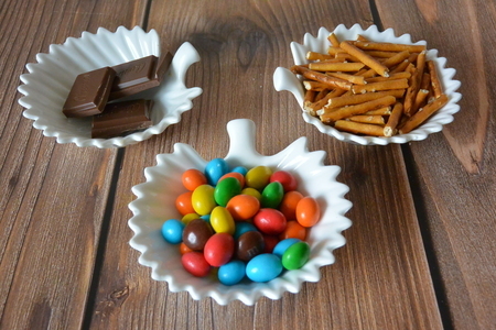 Шоколадные гнёзда из соломки Шоколадные гнёзда из соломки