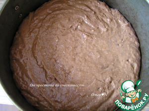 Шоколадный кокосово-томатный торт