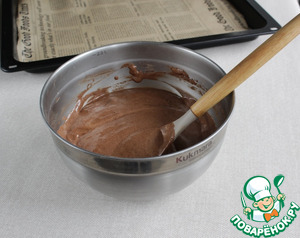 Шоколадный рулет с вишней