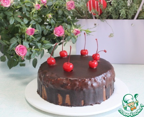 Шоколадный торт "Для тебя"