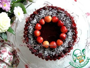Шоколадный торт с ягодами Шоколадный торт с ягодами