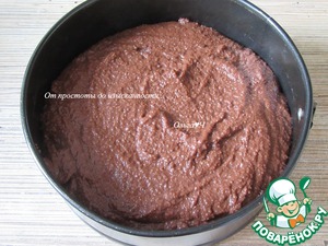 Шоколадный торт с ягодным желе