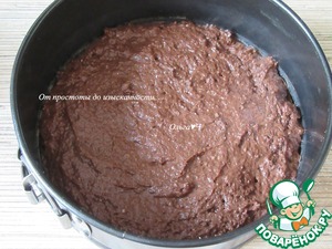 Шоколадный торт с ягодным желе