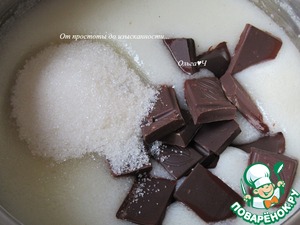 Шоколадный торт с ягодным желе