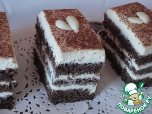 Шоколадный торт с творожно-апельсиновым кремом Шоколадный торт с творожно-апельсиновым кремом