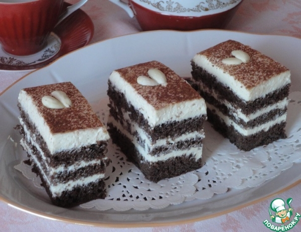 Шоколадный торт с творожно-апельсиновым кремом Шоколадный торт с творожно-апельсиновым кремом