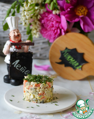 Шведский куриный салат