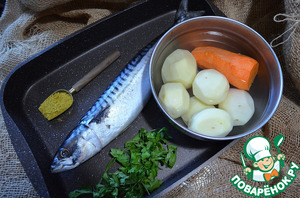 Скумбрия с картофелем и морковью Скумбрия с картофелем и морковью