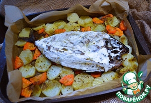 Скумбрия с картофелем и морковью Скумбрия с картофелем и морковью