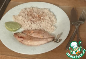 Скумбрия с рисом по-тайски