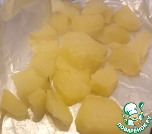 Скумбрия в духовке с картофелем Скумбрия в духовке с картофелем