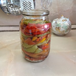 Сладкий перец, жареный на зиму Сладкий перец, жареный на зиму