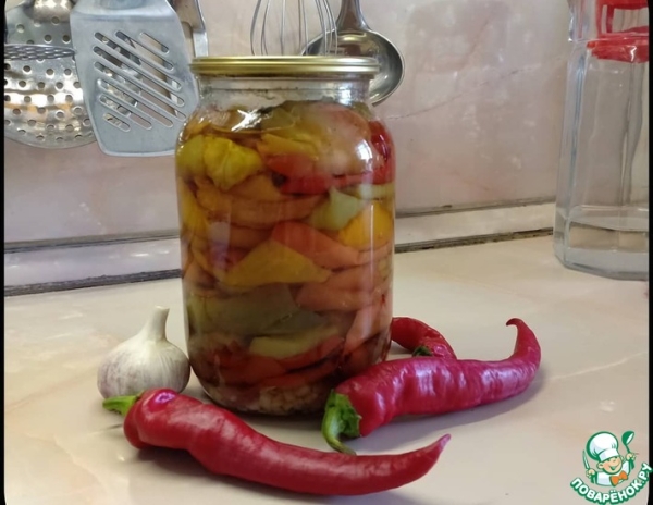 Сладкий перец, жареный на зиму Сладкий перец, жареный на зиму