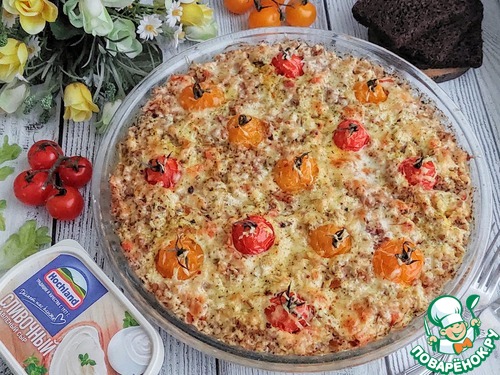 Сливочная гречка с курицей в духовке Сливочная гречка с курицей в духовке