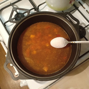 Сливочный суп с курицей и макаронами Сливочный суп с курицей и макаронами