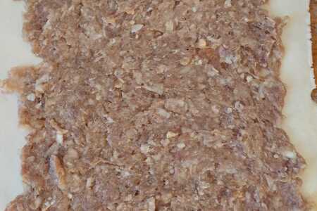 Слоеный пирог с мясом и сыром Слоеный пирог с мясом и сыром