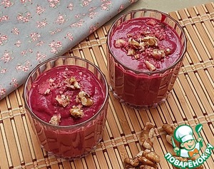 Смузи "Две свеклы" с сельдереем Смузи "Две свеклы" с сельдереем