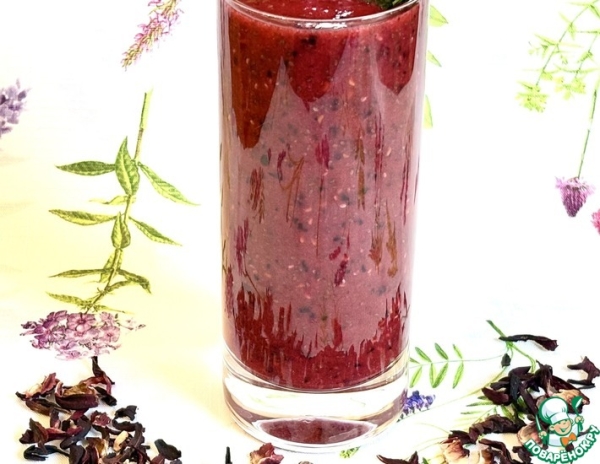 Смузи фруктовый "Каркаде" Смузи фруктовый "Каркаде"