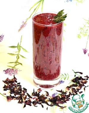 Смузи фруктовый "Каркаде" Смузи фруктовый "Каркаде"