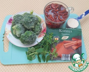 Смузи с брокколи, сушеными яблоками и мятой Смузи с брокколи, сушеными яблоками и мятой