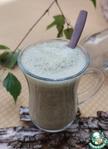 Смузи с кабачком, огурцом, мятой, коноплей Смузи с кабачком, огурцом, мятой, коноплей