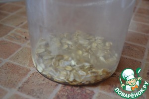 Смузи с овсянкой и бананом