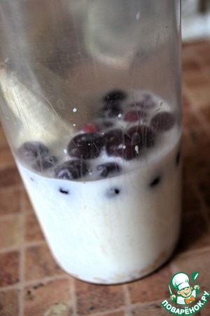 Смузи с овсянкой и бананом