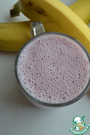 Смузи с овсянкой и бананом