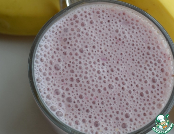 Смузи с овсянкой и бананом