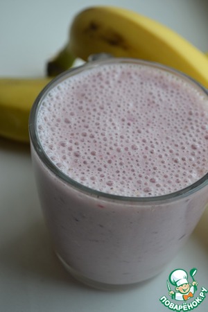 Смузи с овсянкой и бананом