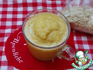 Смузи-сорбет с облепихой, тыквой и кабачком Смузи-сорбет с облепихой, тыквой и кабачком