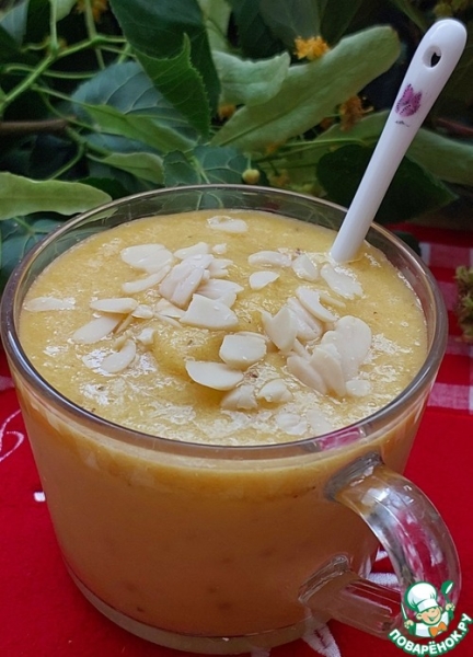 Смузи-сорбет с облепихой, тыквой и кабачком Смузи-сорбет с облепихой, тыквой и кабачком