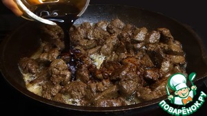 Сочная говяжья печень с луком Сочная говяжья печень с луком