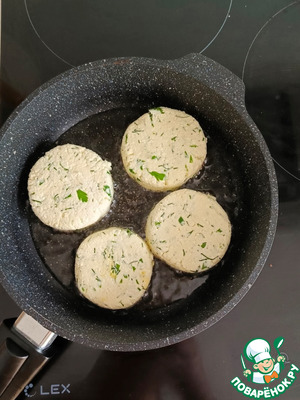 Соленые сырники с зеленью