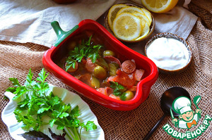 Солянка сборная с помидорами