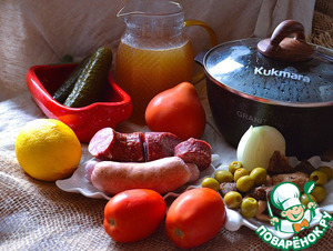 Солянка сборная с помидорами