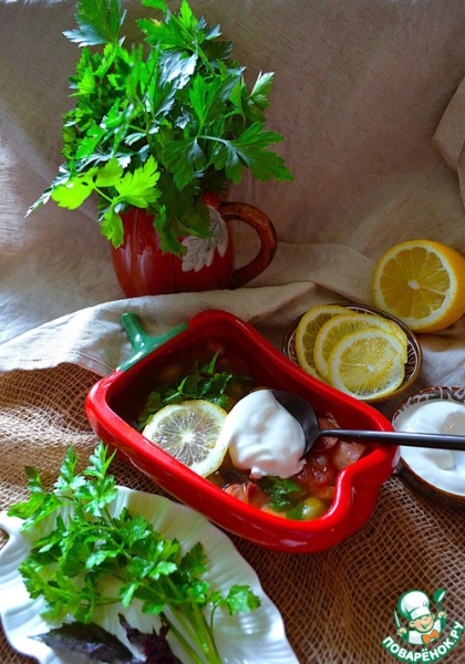 Солянка сборная с помидорами