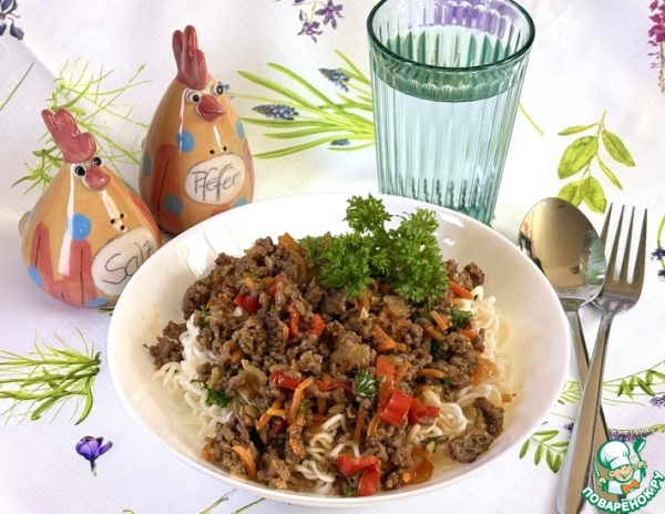 Соус "Болоньезе" по-азиатски