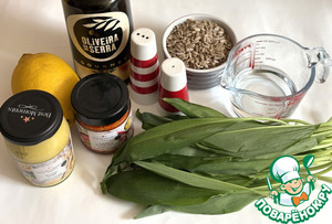 Соус из черемши и семян