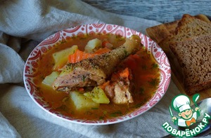 Соус по-кубански с курицей