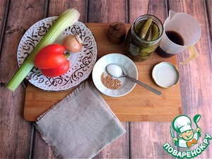 Соус-релиш из маринованных огурцов Соус-релиш из маринованных огурцов