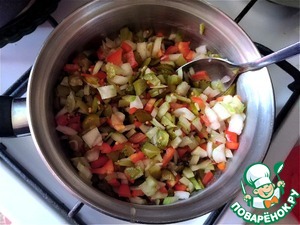 Соус-релиш из маринованных огурцов Соус-релиш из маринованных огурцов