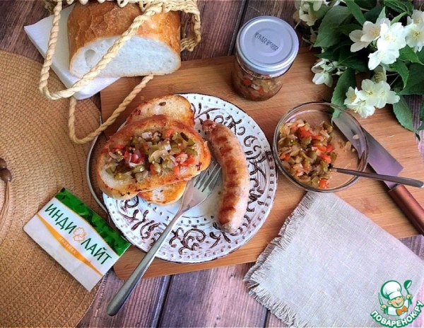 Соус-релиш из маринованных огурцов Соус-релиш из маринованных огурцов