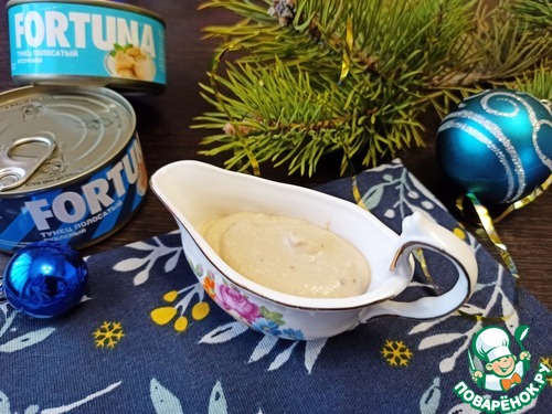 Соус Тоннато с варёным яйцом Соус Тоннато с варёным яйцом