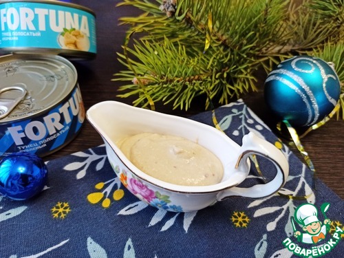 Соус Тоннато с варёным яйцом Соус Тоннато с варёным яйцом