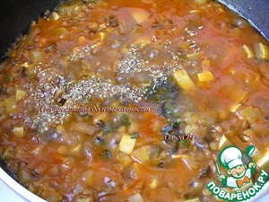 Спагетти с чечевично-грибным соусом Спагетти с чечевично-грибным соусом