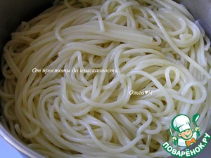 Спагетти с чечевично-грибным соусом Спагетти с чечевично-грибным соусом