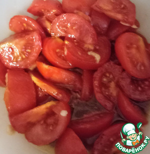 Спагетти со свежими помидорами Спагетти со свежими помидорами