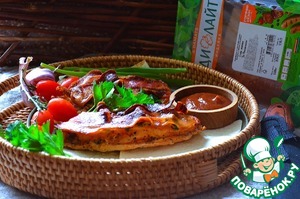 Стейк индейки под беконом Стейк индейки под беконом